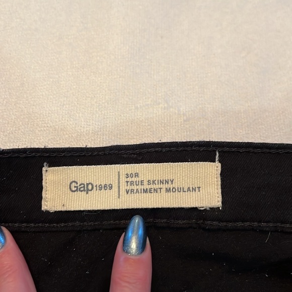 Gap Jeans size 30R black - Picture 4 of 4